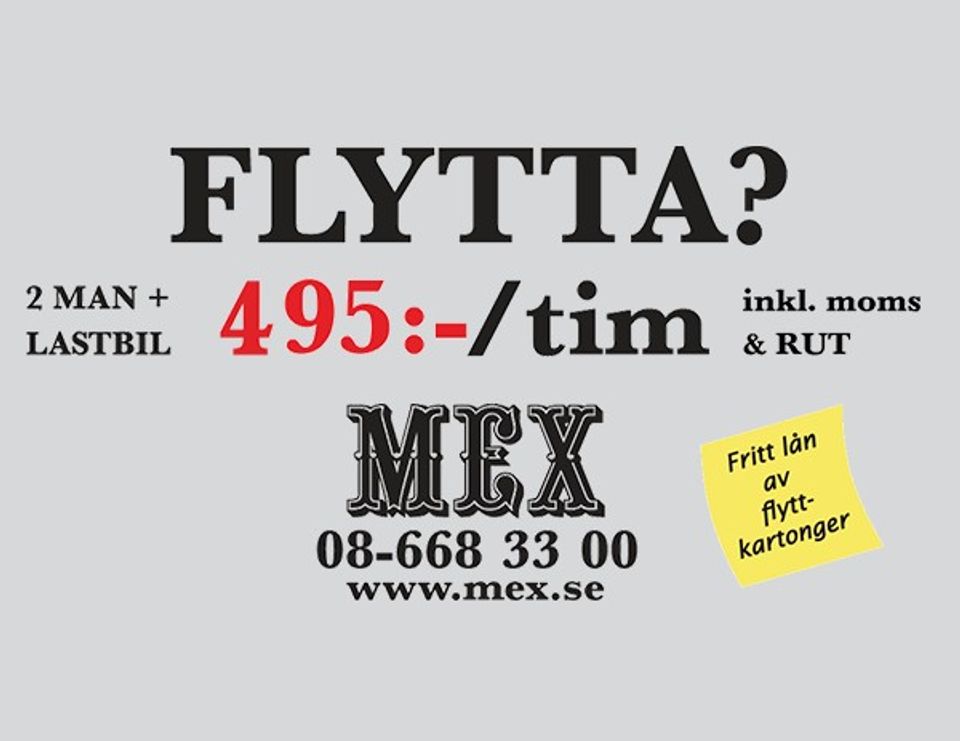 Mex Flyttkartonger