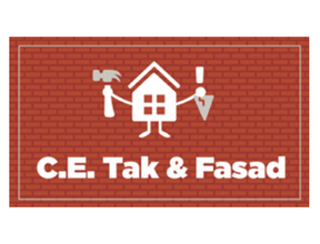 Logotyp C.E Tak och Fasad