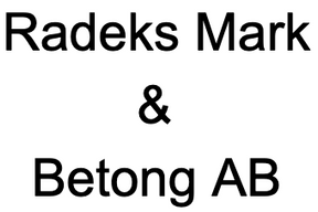 Radeks Mark & Betong AB
